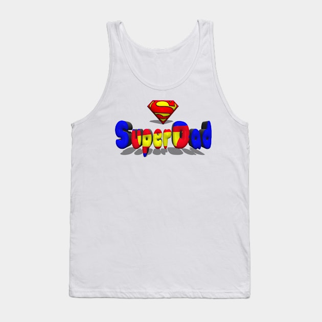 Superdad Tank Top by Grant's Pics